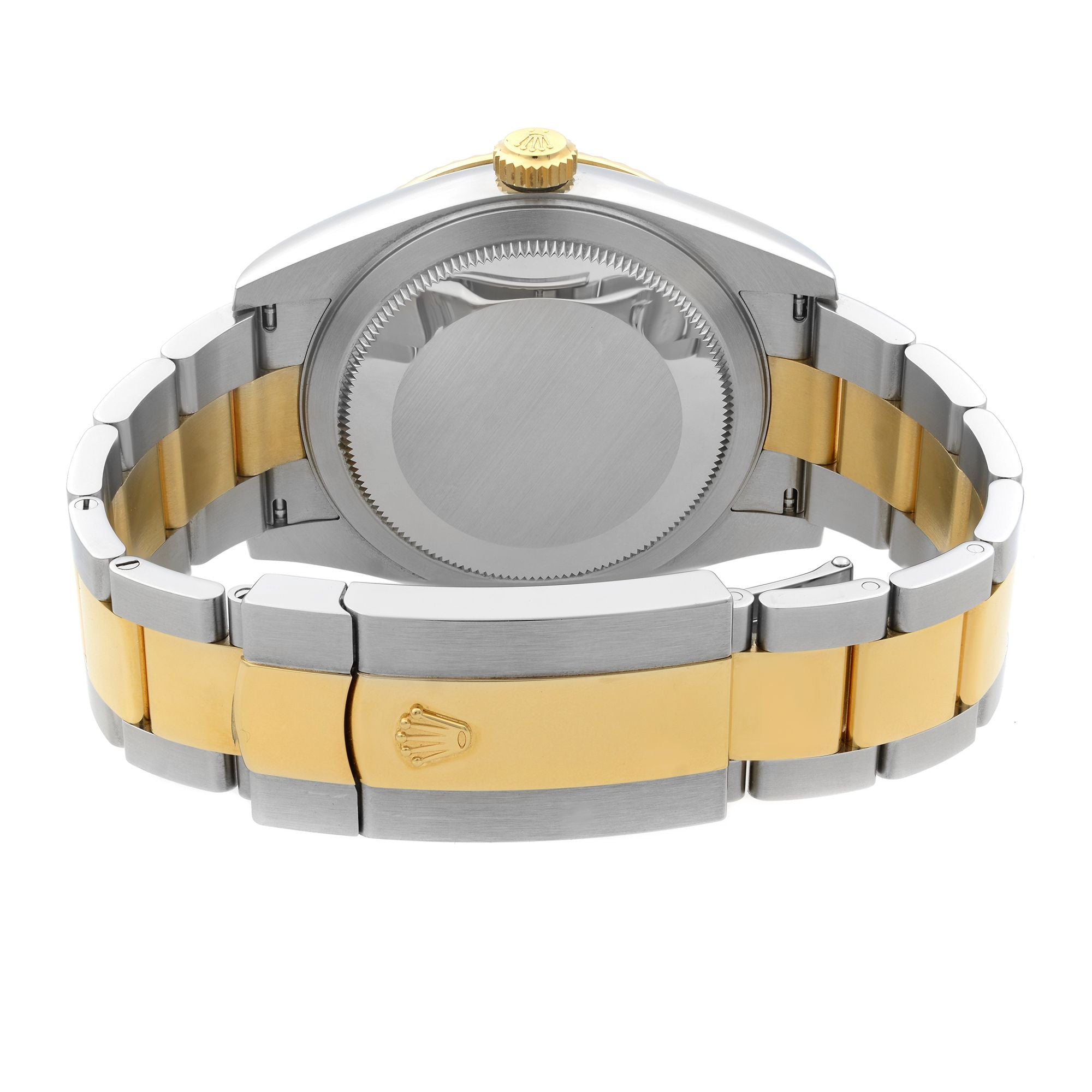 Rolex Sky-dweller Steel 18K Yellow Gold Black Dial Automatic Mens Watch 326933