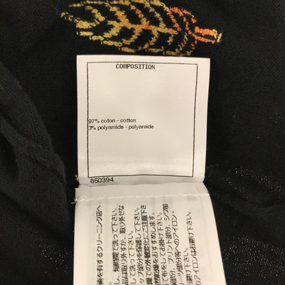 Chanel Short Sleeve T-shirt Black Cotton 36