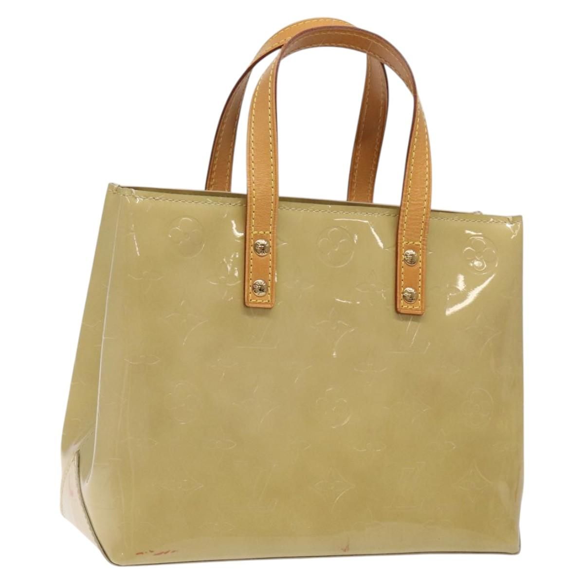 Louis Vuitton Vernis Reade Pm Hand Bag Beige M 91334 Lv Auth