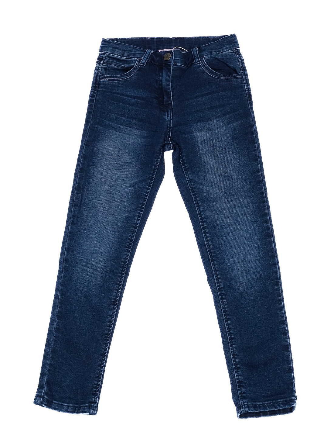 Excellent Monnalisa Blue Cotton Jeans for Kids, Size 7