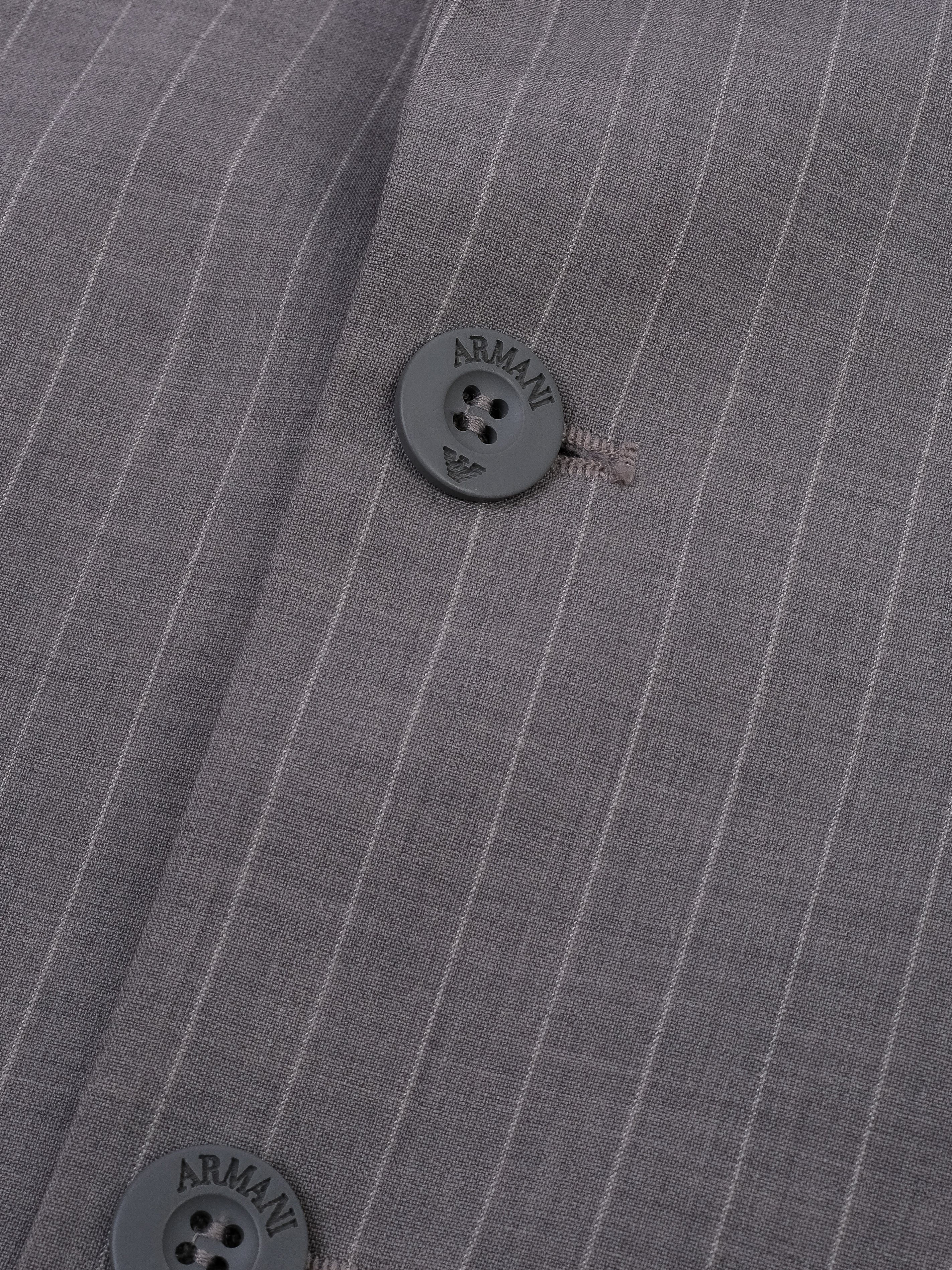 Excellent Armani Junior Gray Wool Blazer Size 12 for Kids