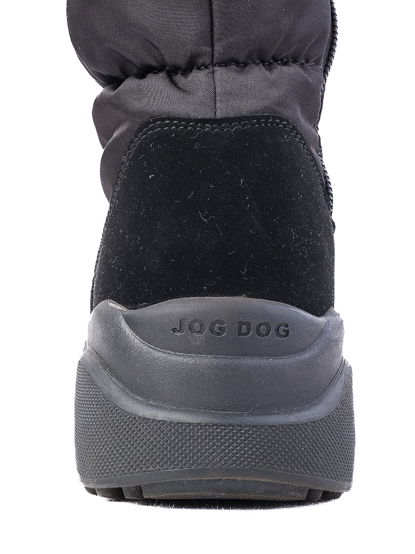 NEW Jog Dog Black Winter Boots Size 37 with Side Zipper