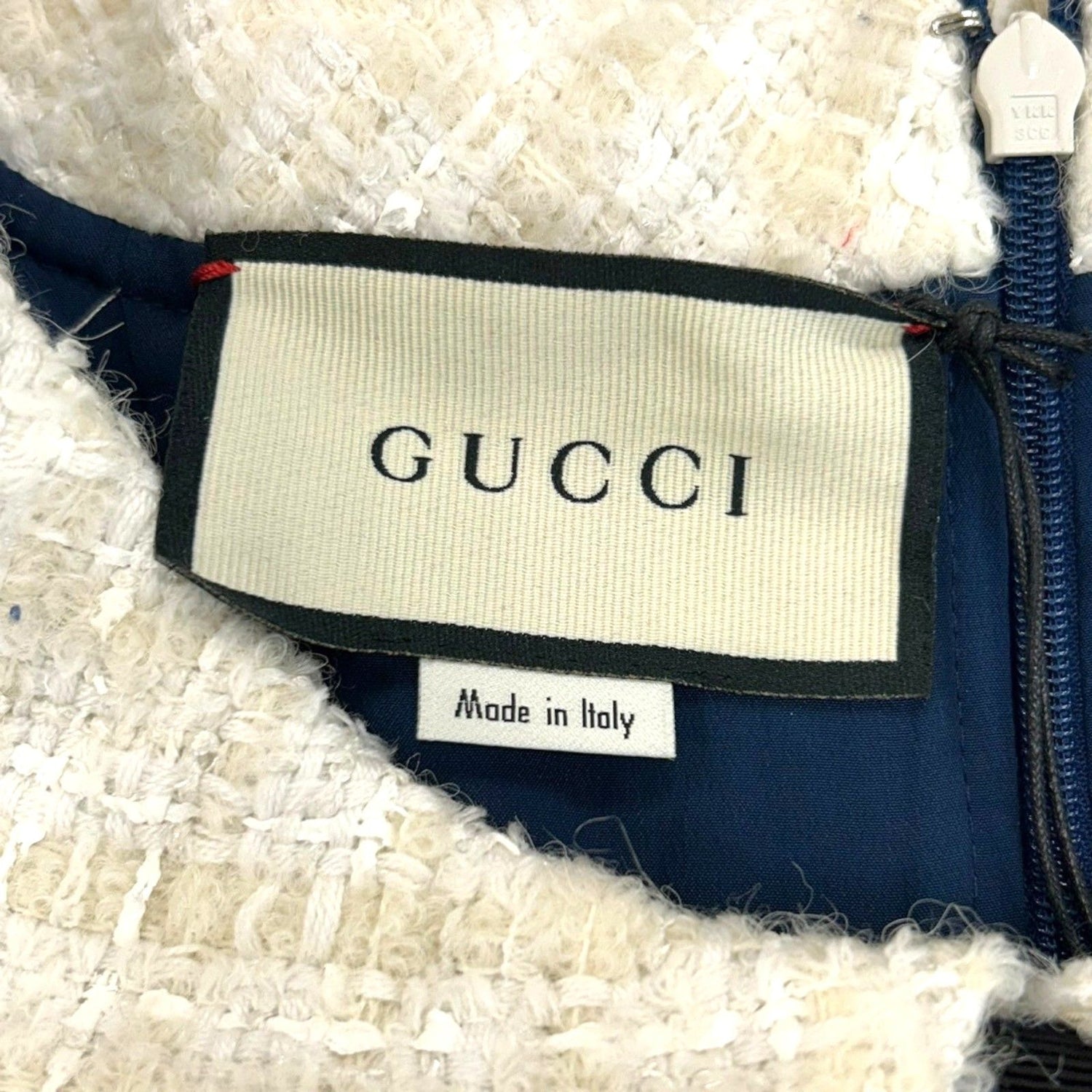Gucci One Piece Dress Blue Cotton 576826