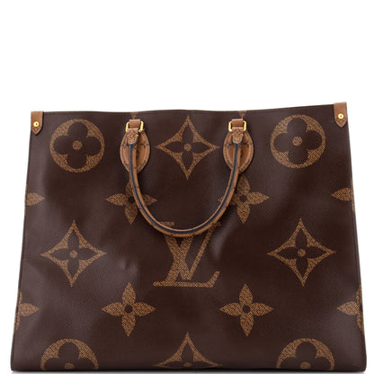 Louis Vuitton Onthego Tote Reverse Monogram Giant Gm
