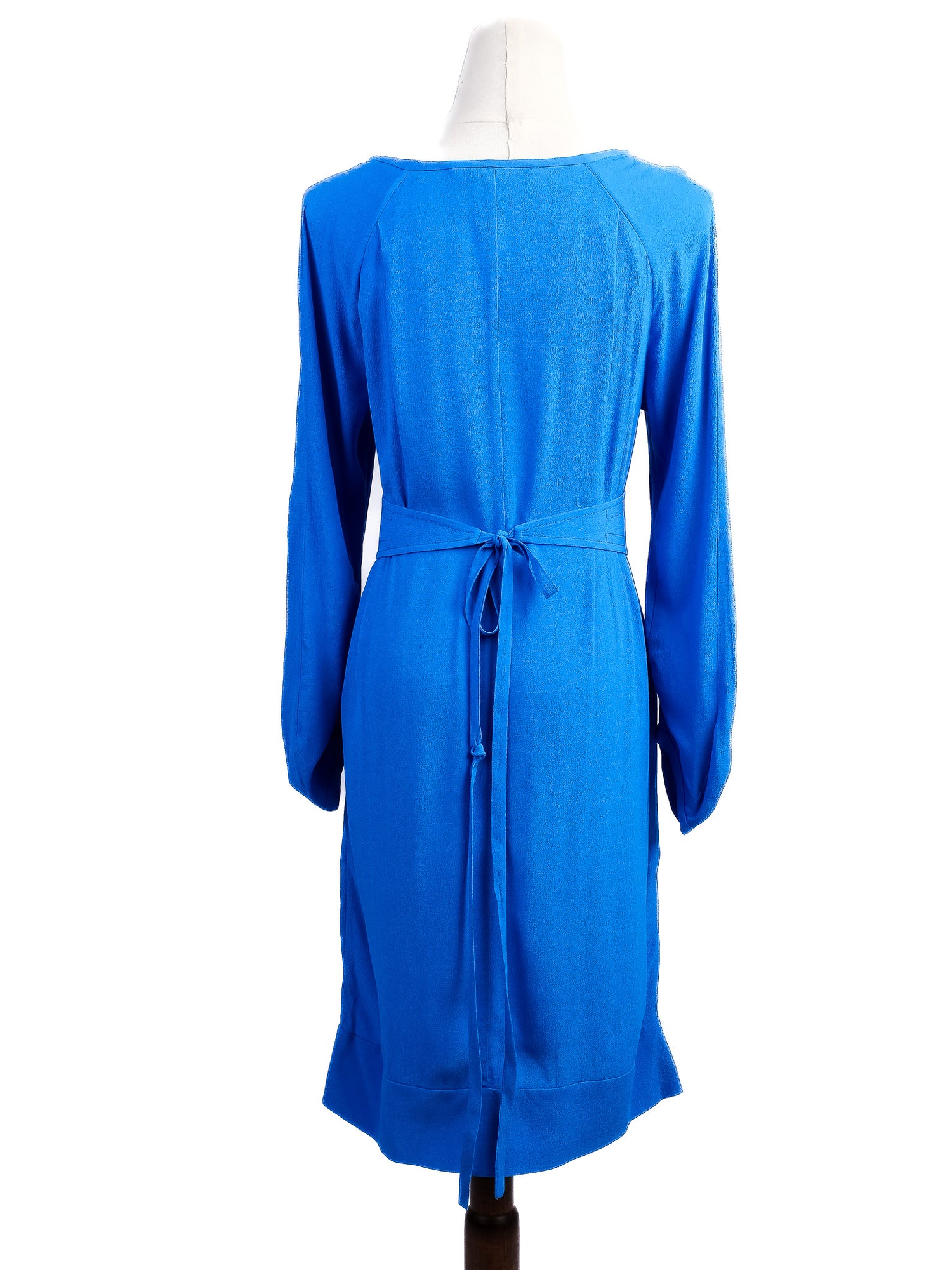 Excellent Diane von Furstenberg Blue Long Sleeve Dress Size XS