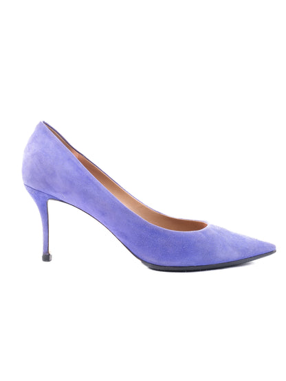Perfect Salvatore Ferragamo Purple Leather High Heels Size 38.5