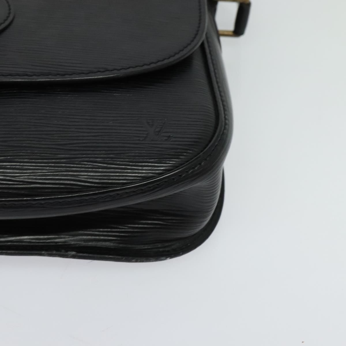 Louis Vuitton Epi Saint Cloud Gm Shoulder Bag Black Noir M 52192 Lv Auth