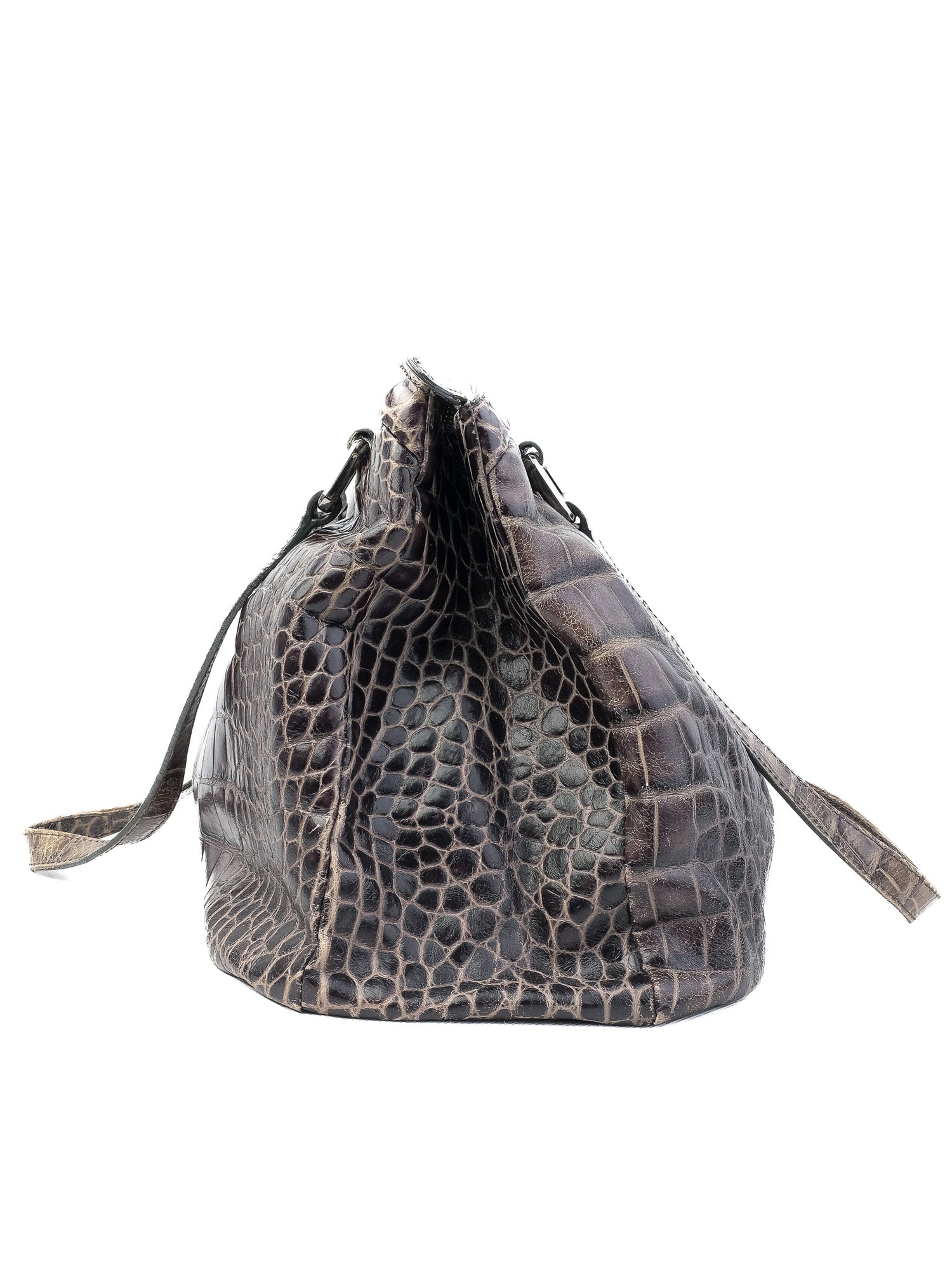 Coccinelle Excellent Condition Dark Brown Leather Handbag