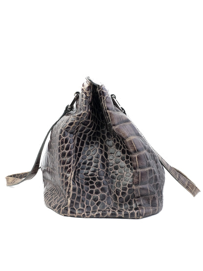 Coccinelle Excellent Condition Dark Brown Leather Handbag