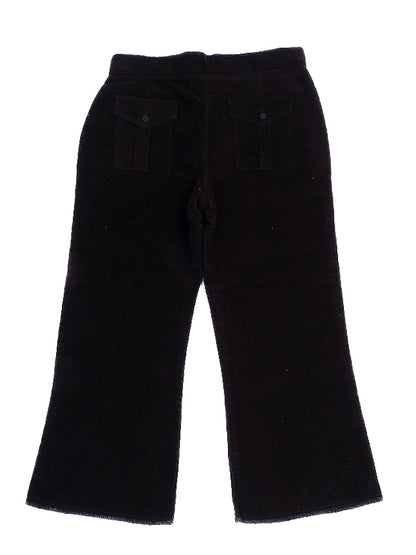 NEW Ikks Black Flared Pants for Kids Size 12 Cotton