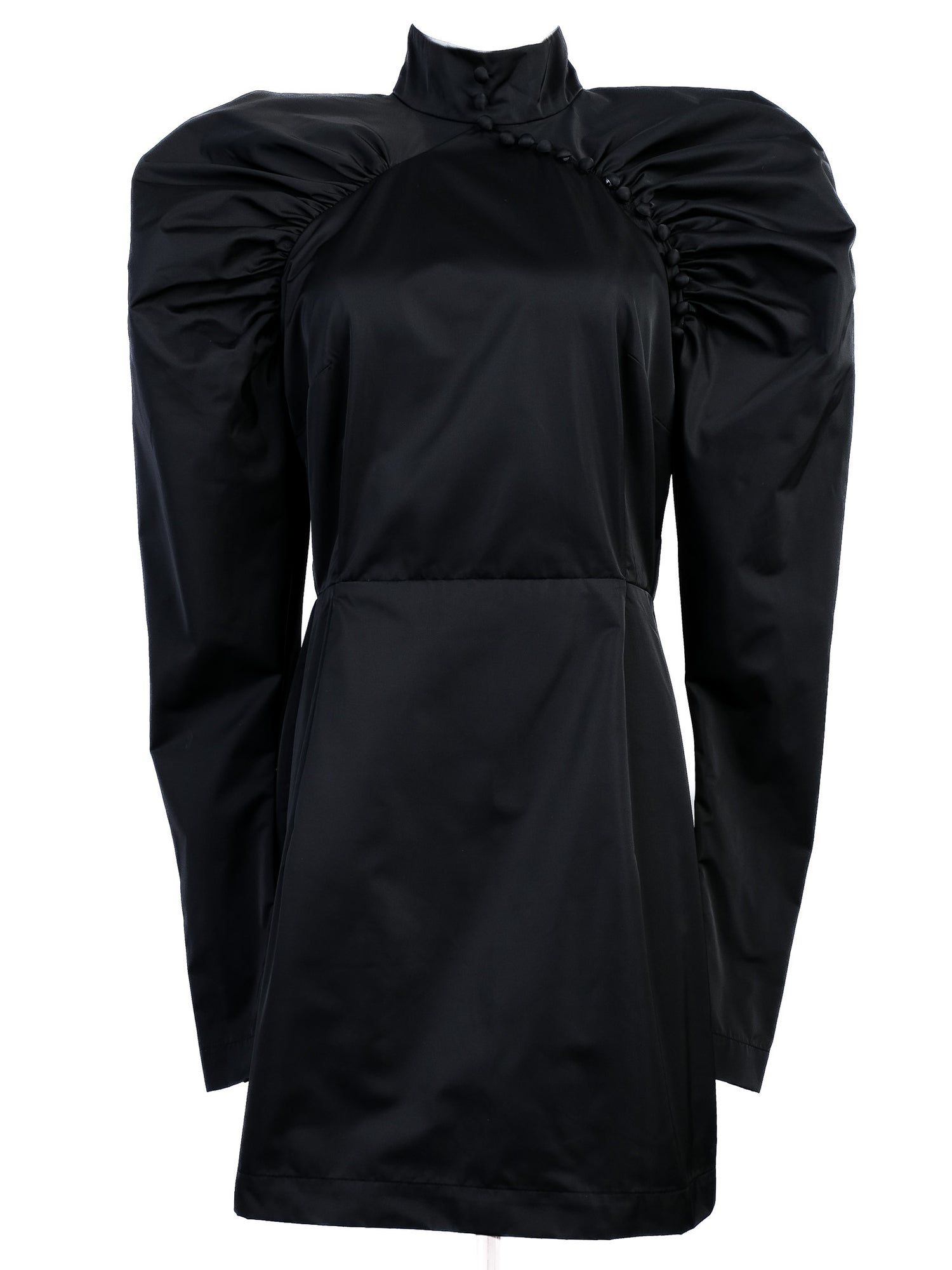 Excellent Rotate Black Structured Dress Polyester Size N/A