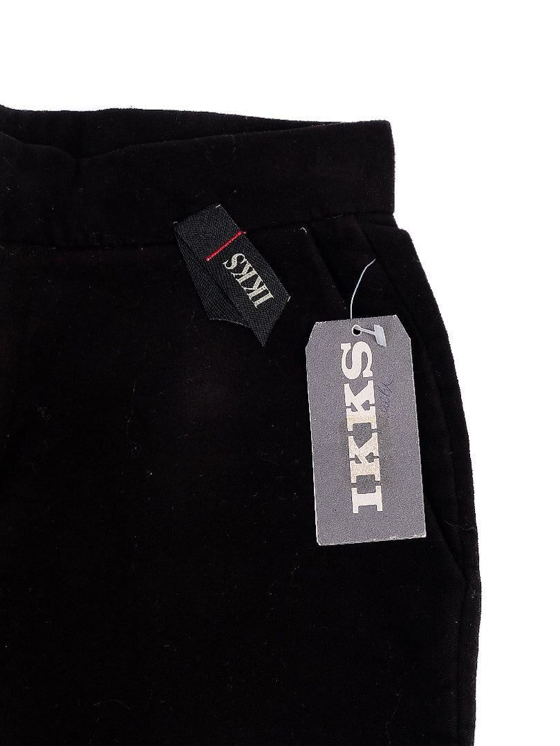 NEW Ikks Black Flared Pants for Kids Size 12 Cotton