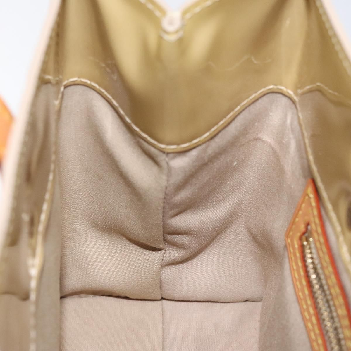 Louis Vuitton Vernis Reade Pm Hand Bag Beige M 91334 Lv Auth