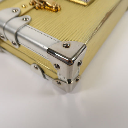 Louis Vuitton Epi/kinpu Petite Malle Kinpaku/ginpaku Shoulder Back Bag Golden Gold Shoulder Bag M 50017
