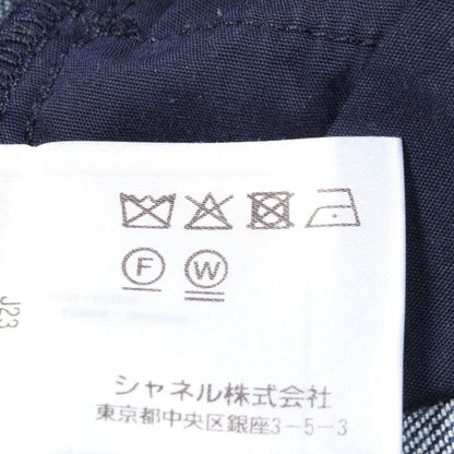 Chanel Navy Denim Pants Cotton P 58717