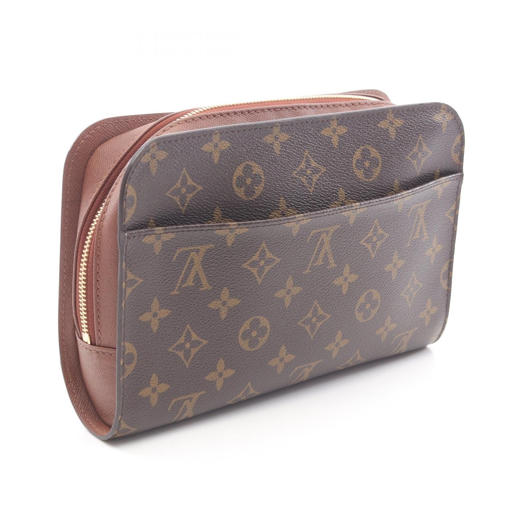 Louis Vuitton Orsay Brown Business Bag Clutch Bag M 51790