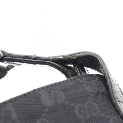 Gucci Gg Canvas Shoulder Bag Black Canvas 122793