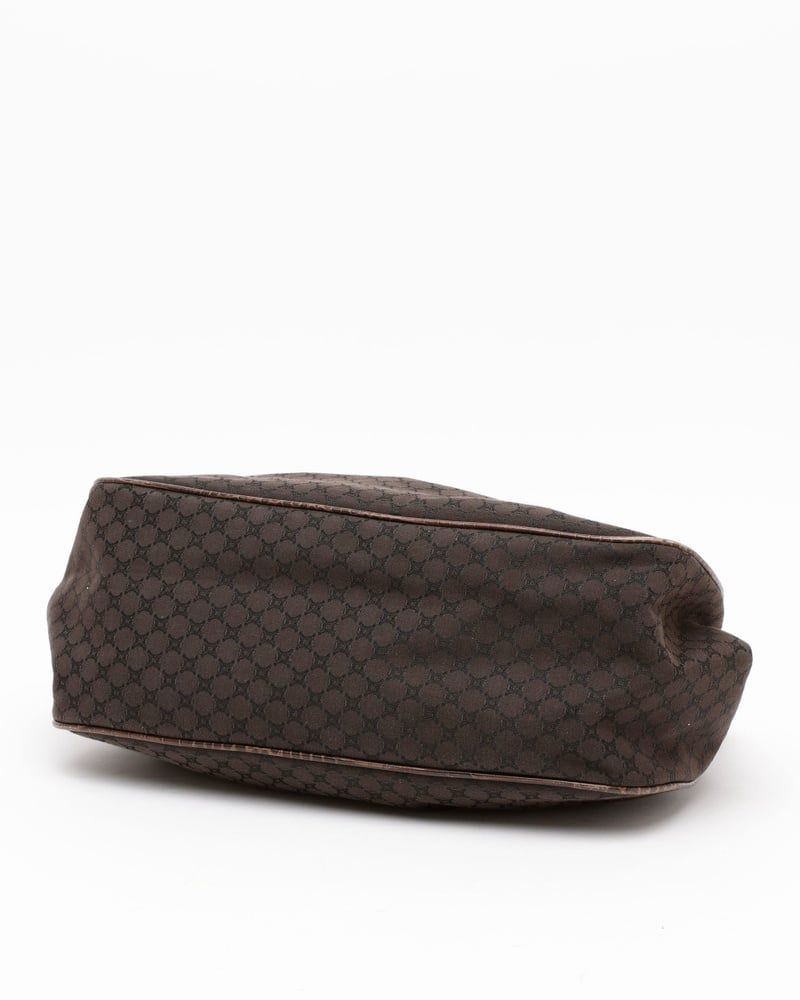 Celine Triomphe Croc Tassel Bag