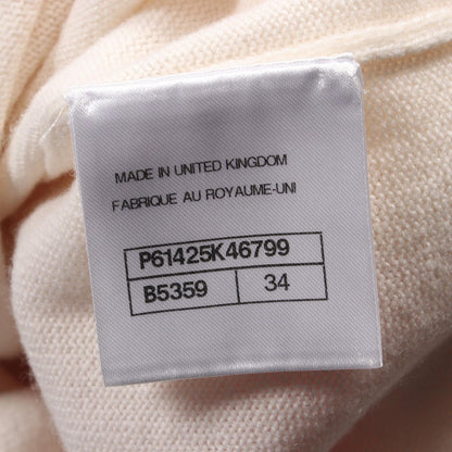 Chanel White Pink Knit Cashmere P 61425k 46799