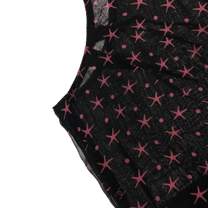 Chanel Mini Dress Black Silk 38