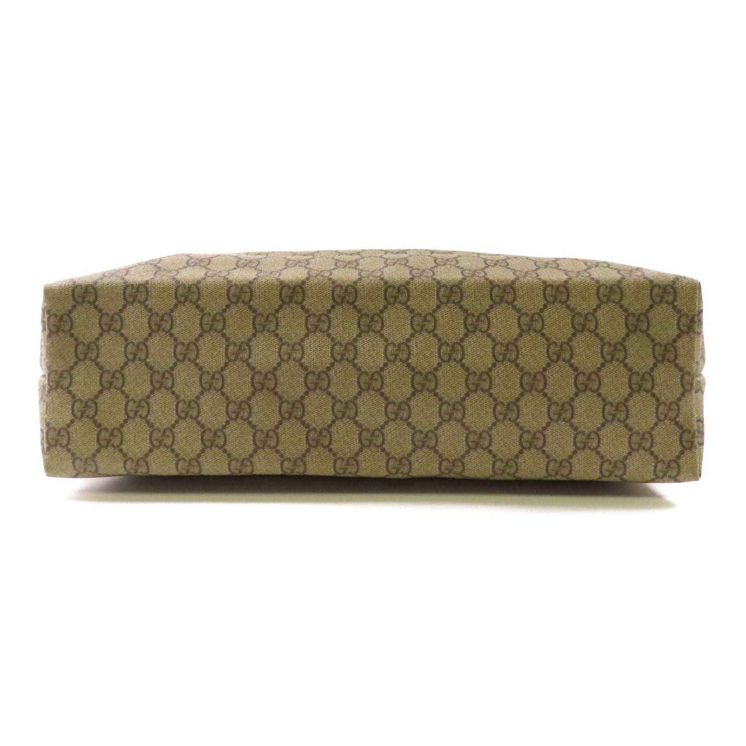 Gucci Layered Canvas Gg Tote Bag Handmade Bag Tote Bag Brown Pvc Coated Canvas 211137
