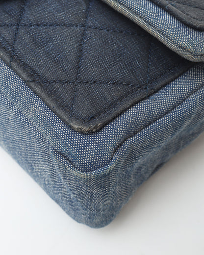 Chanel Small Classic Denim Medallion Flap Bag