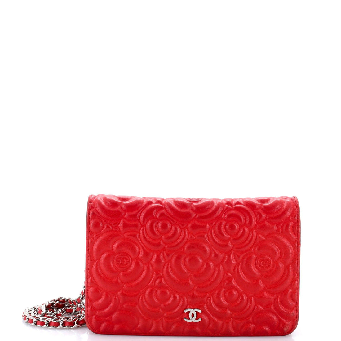 Chanel Wallet On Chain Camellia Lambskin
