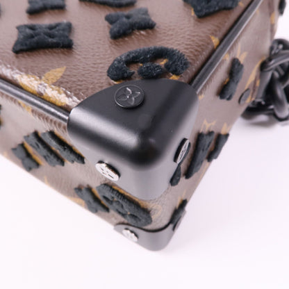 Louis Vuitton Monogram/velvet Soft Trunk Shoulder Bag Brown Shoulder Bag M 68970