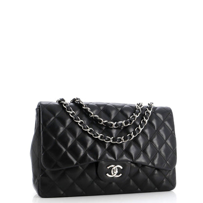 Chanel Classic Single Flap Bag Quilted Lambskin Jumbo