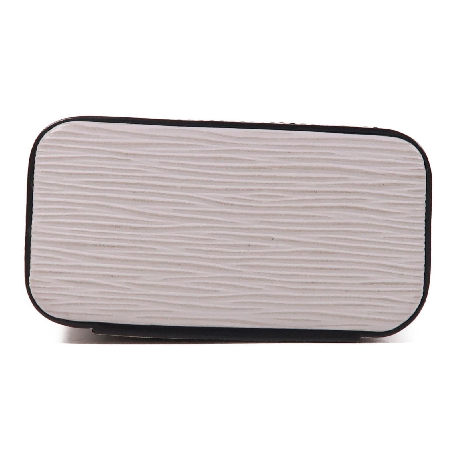 Louis Vuitton [gekiku] [yukei] Epi Phone Box Shoulder Bag White White Shoulder Bag M 68791