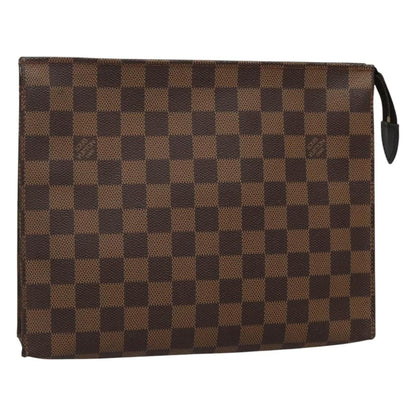 Louis Vuitton Damier Ebene Poche Toilette 26 Pouch N 47543 Lv Auth