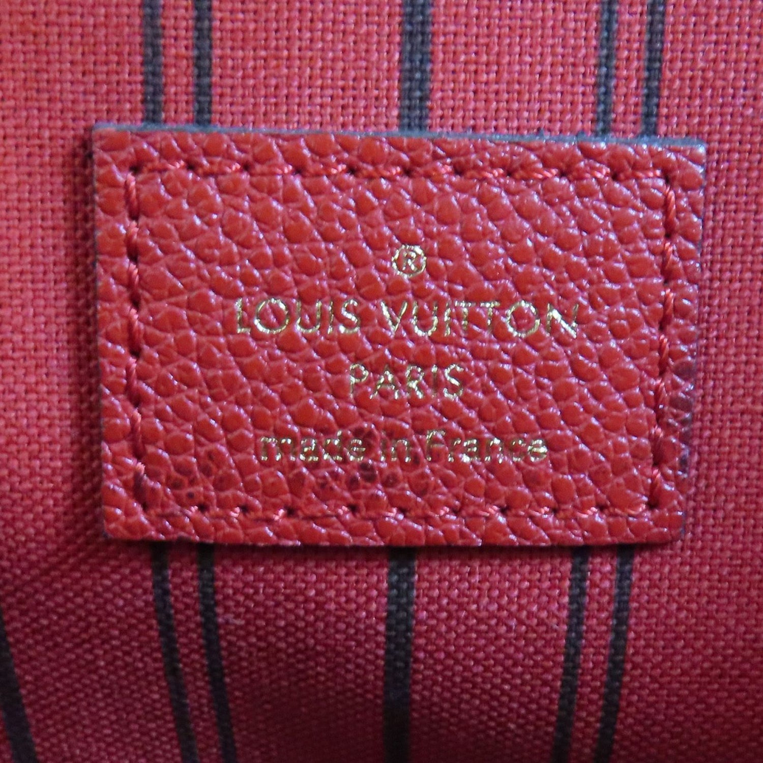 Louis Vuitton Pochette Metis, Empreinte