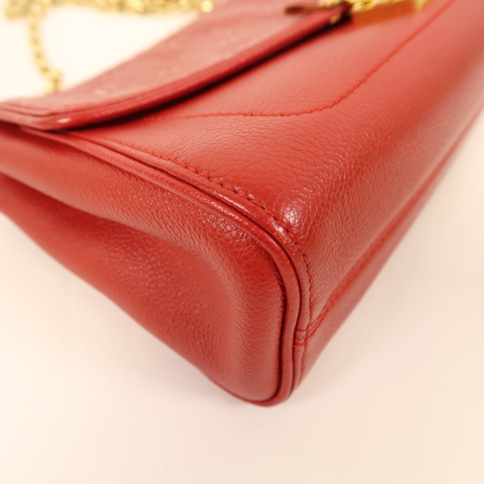 Louis Vuitton Empreinte St.germain Pm Kinxen Shoulder Back Bag Red Shoulder Bag M 48949