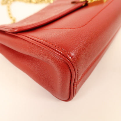 Louis Vuitton Empreinte St.germain Pm Kinxen Shoulder Back Bag Red Shoulder Bag M 48949