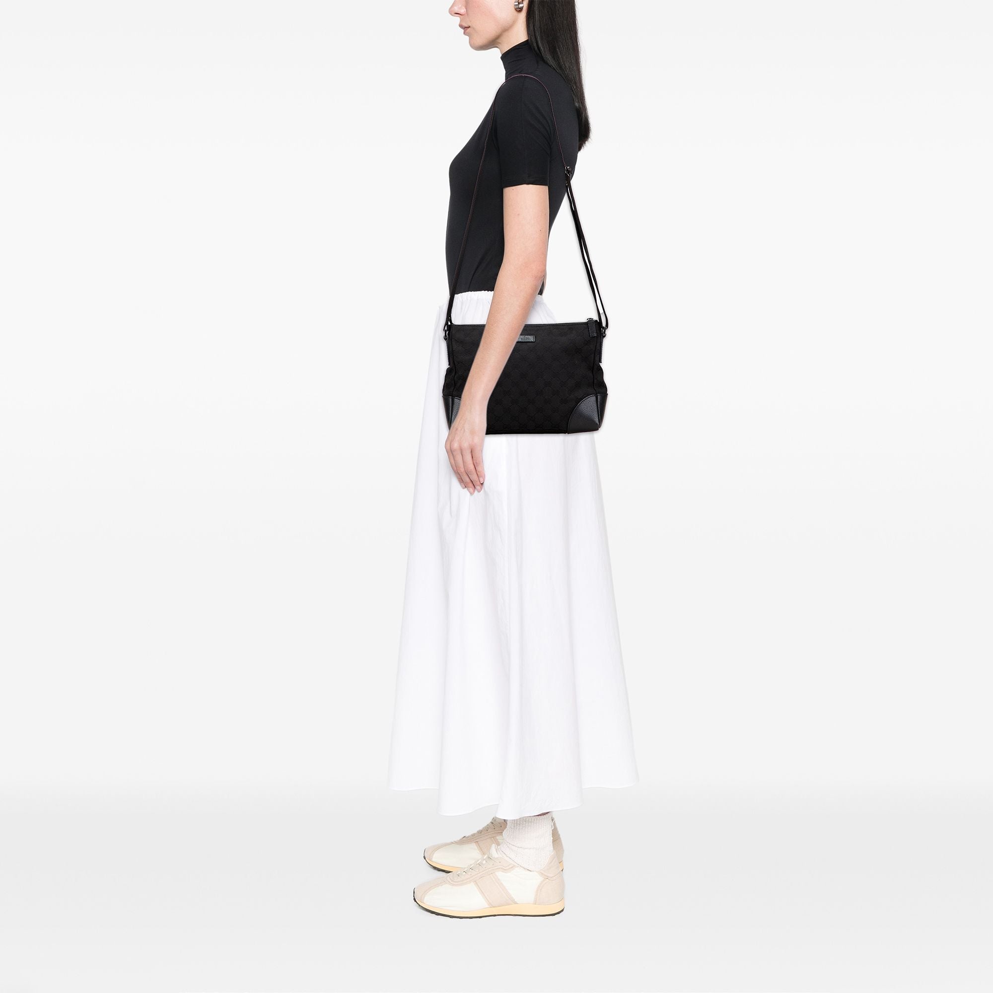 Gucci GG Canvas Crossbody Black
