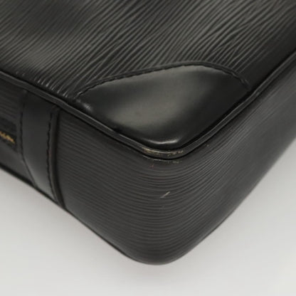 Louis Vuitton Epi Porte Documents Voyage Business Bag Black M 54472 Auth