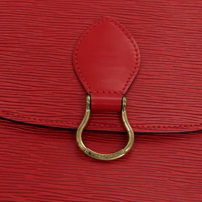 Louis Vuitton Epi Saint Cloud Gm Shoulder Bag Red M 52197 Lv Auth