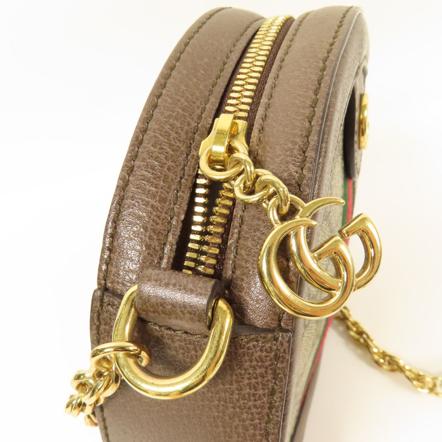 Gucci Mini Ophidia Round Backpack, GG Supreme