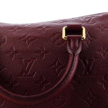 Louis Vuitton Speedy Bandouliere Bag Monogram Empreinte Leather 25
