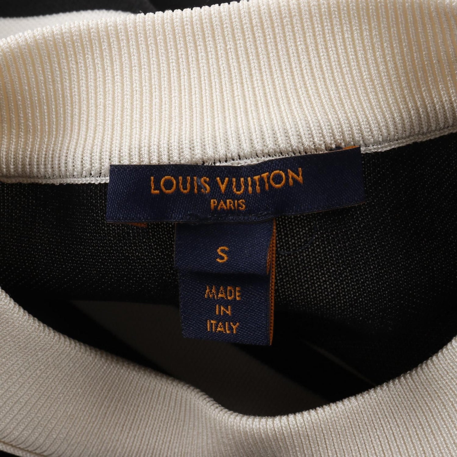 Louis Vuitton Black Beige Knit Rw 222w P 15 Fnkl 10