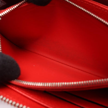 Louis Vuitton Zippy Wallet Coquelicot Red Around Long Wallet M 61859