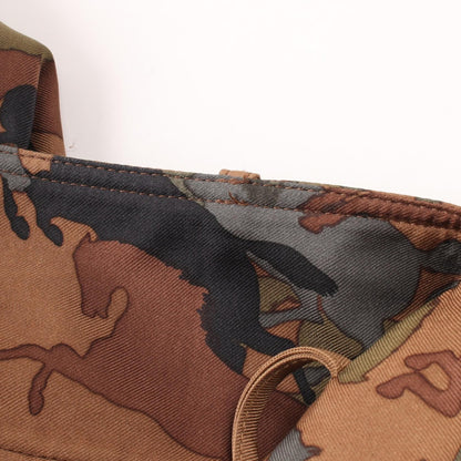 Hermes Skirt Brown Multicolor Silk 07-7300