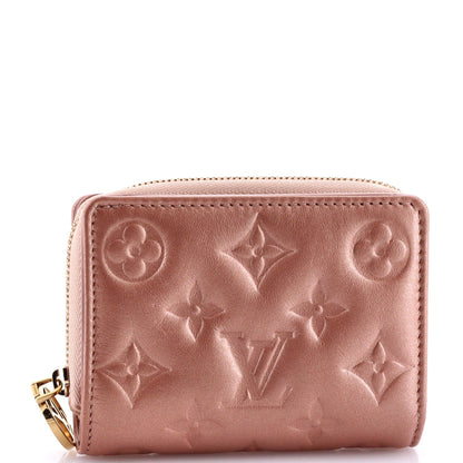 Louis Vuitton Coussin Lou Wallet Monogram Embossed Lambskin