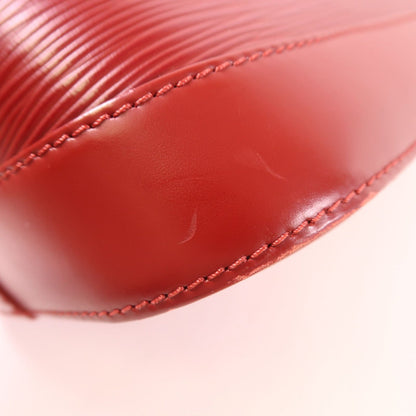 Louis Vuitton Epi Alma Pm Silver-back Handbag Red Handbag M 40490