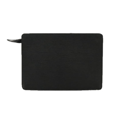 Louis Vuitton Epi Pochette Homme Clutch Bag Black Noir M 52522 Lv Auth