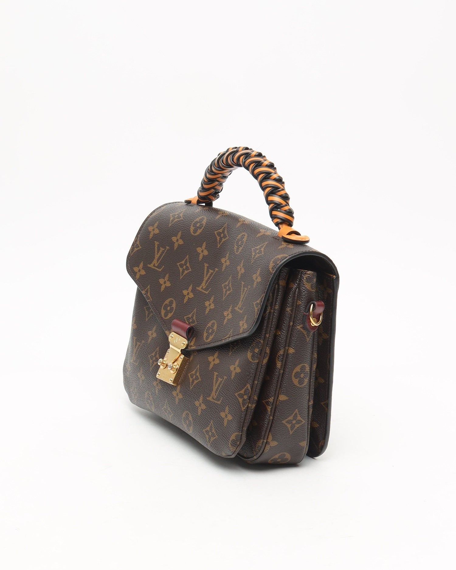 Louis Vuitton Braided Monogram Pochette Metis Bag
