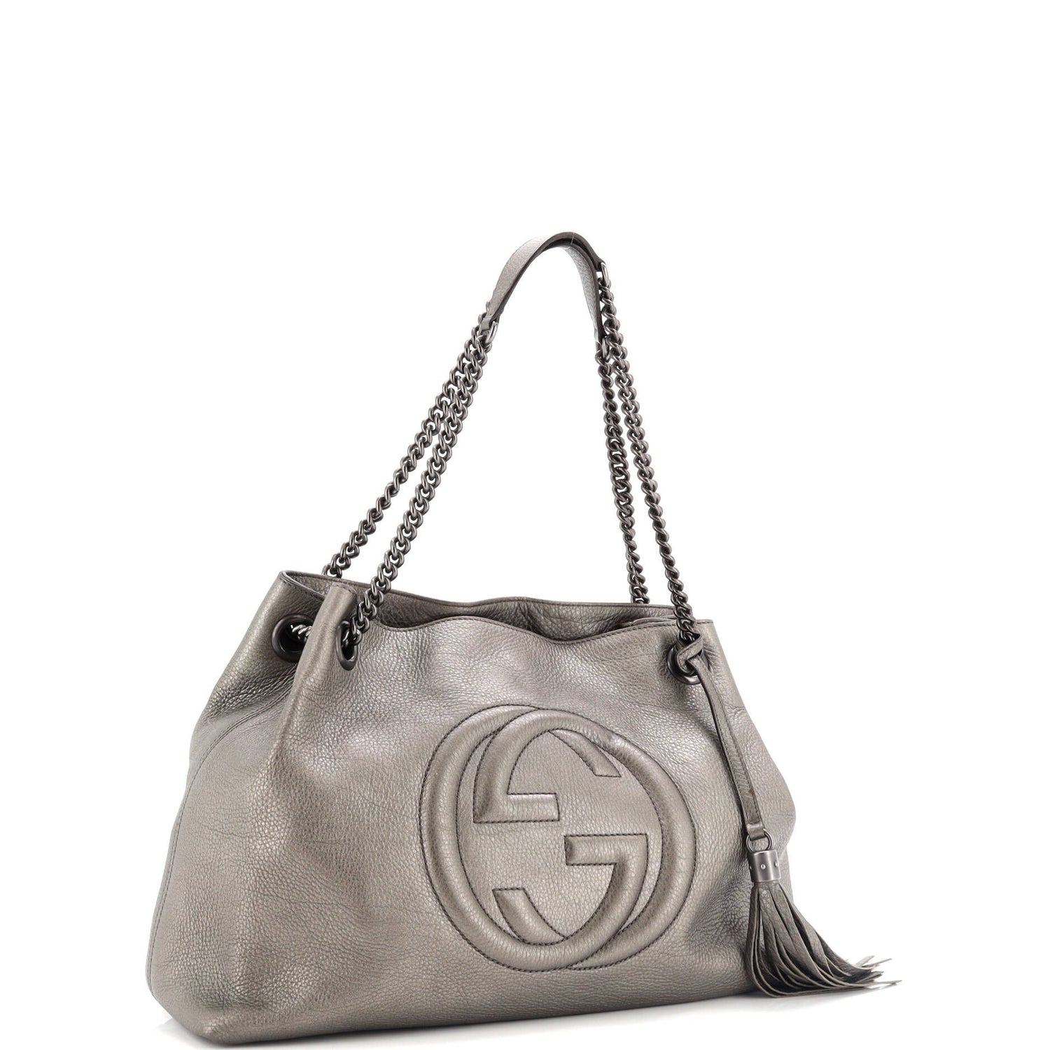 Gucci Soho Chain Strap Shoulder Bag Leather Medium