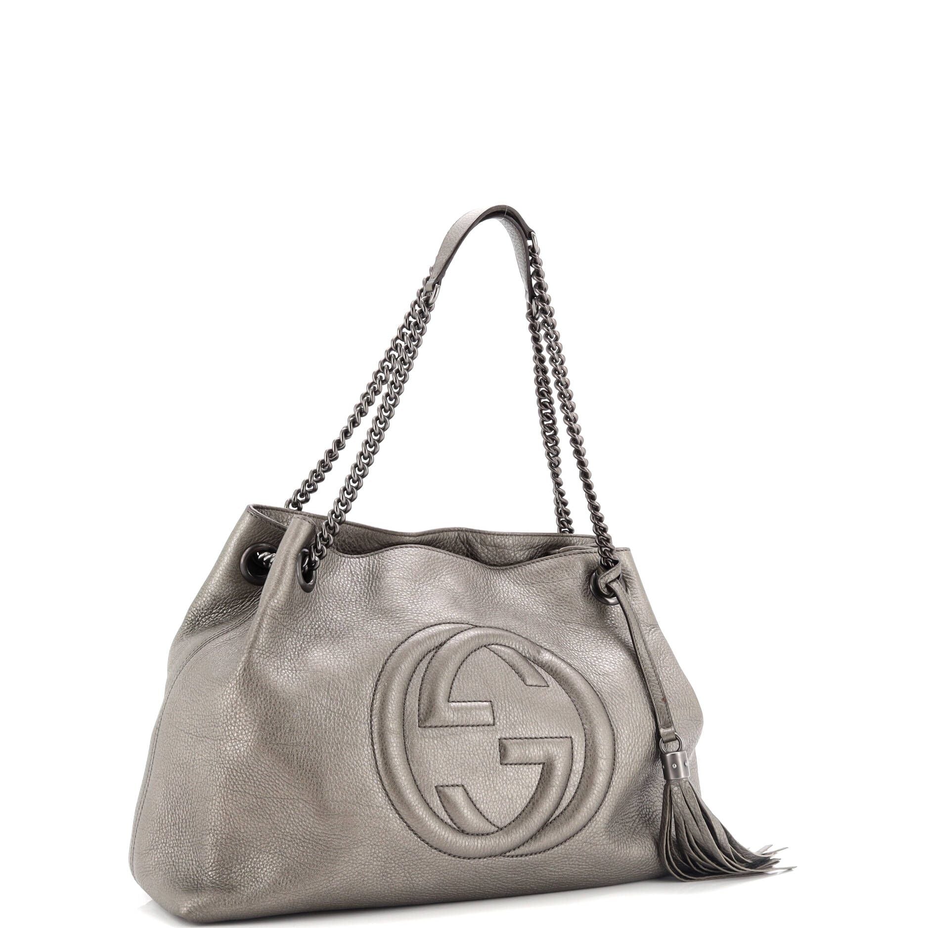 Gucci Soho Chain Strap Shoulder Bag Leather Medium