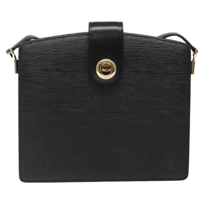 Louis Vuitton Epi Capuchin Shoulder Bag Black M 52342 Lv Auth