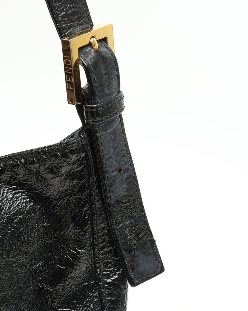 Fendi Patent FF Shoulder Bag